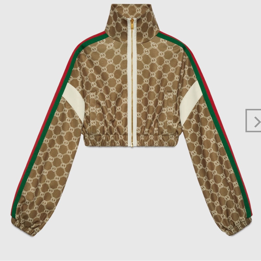 Gucci interlocking zipper jacket